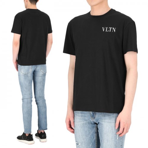 발렌티노(Valentino) Vltn 로고 Vv3Mg10V 72H 0Ni 남성 반팔 티셔츠 - 277,200 | 무신사 스토어