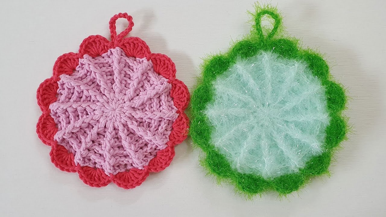 수세미뜨기/ 거미줄 수세미 Crochet Spider Web/Crochet Cobweb Dish Scrubby - Youtube 수세미뜨기/ 거미줄 수세미 Crochet Spider Web/Crochet Cobweb Dish Scrubby - Youtube