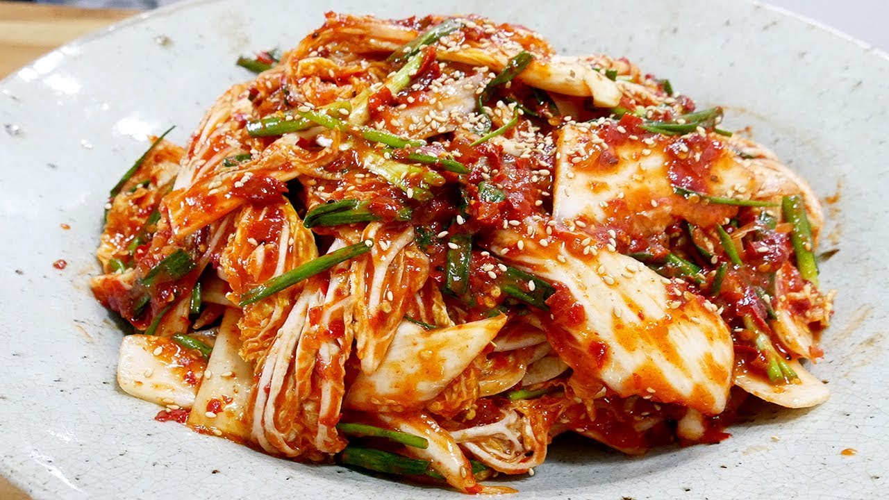 배추겉절이 ( Fresh Kimchi ) - Youtube