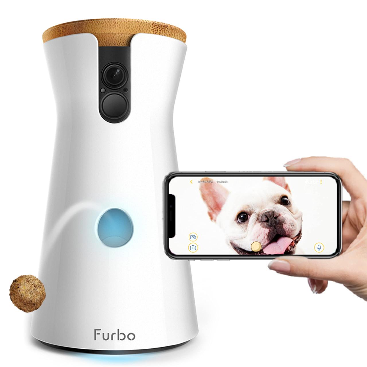 Amazon.Com: Furbo Dog Camera: Treat Tossing, Full Hd Wifi Pet Camera And  2-Way Audio, Designed For Dogs, Compatible With Alexa (As Seen On Ellen) :  Pet Supplies