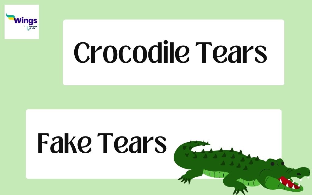 What Is The Meaning Of Crocodile Tears In Idioms Unmasking Deceptive