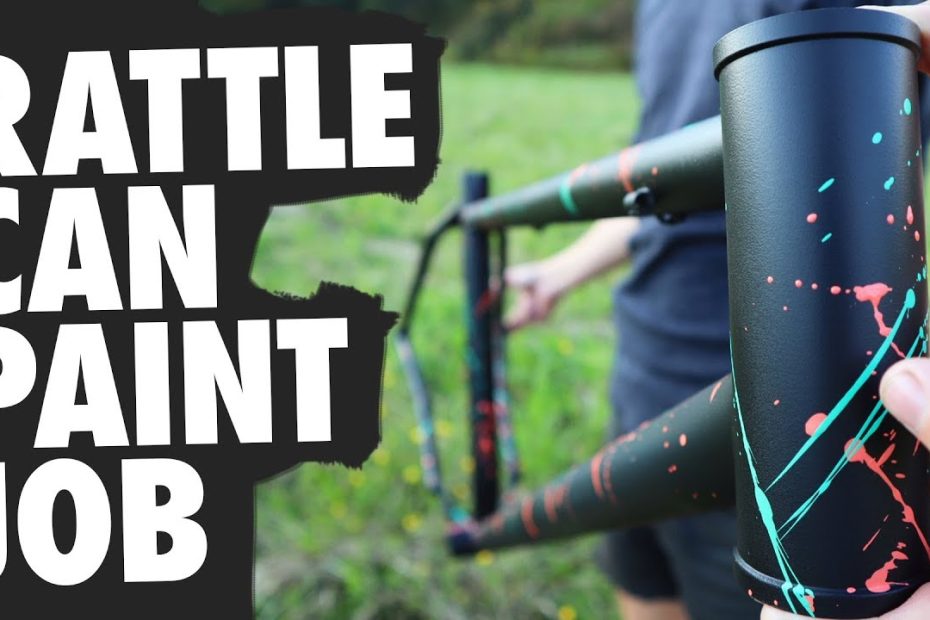 How To Paint A Bicycle Frame With Spray Paint - Youtube