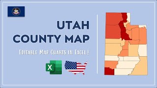 Utah County Map And Population List In Excel