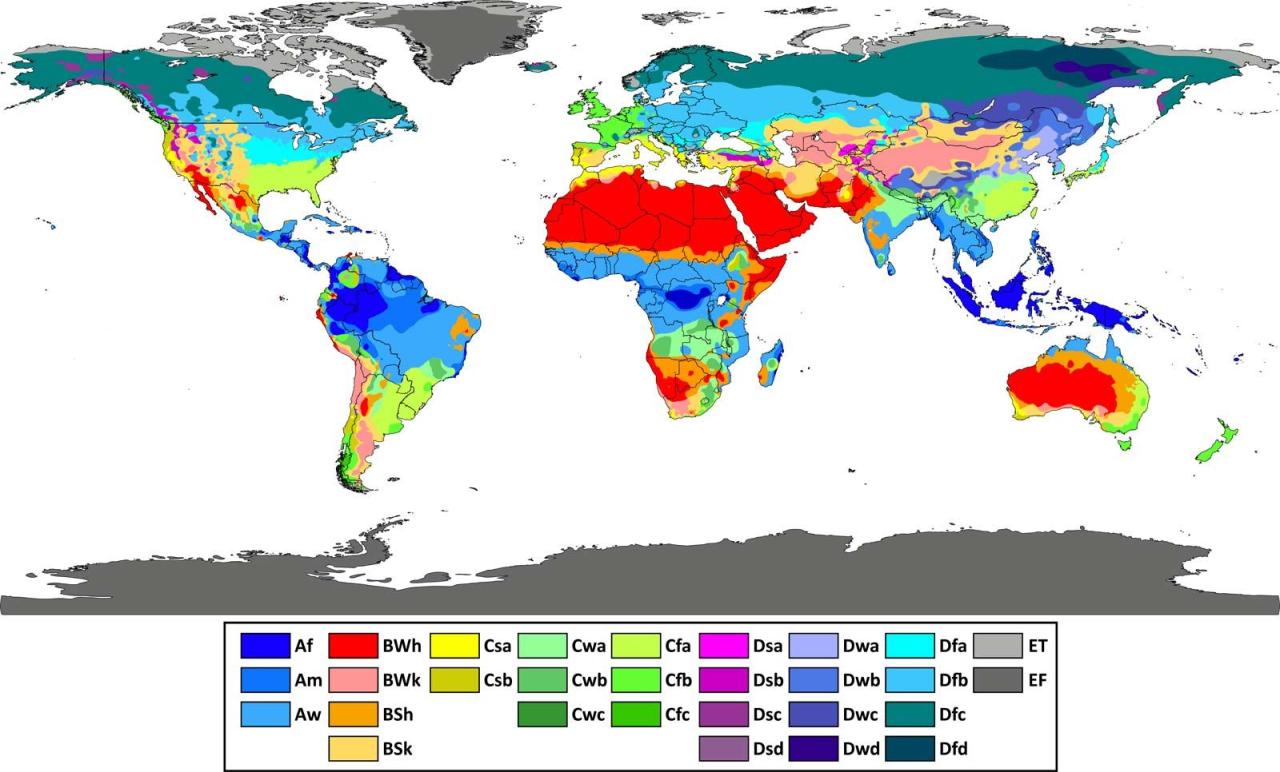 Koppen Climate Classification | Definition, System, & Map | Britannica